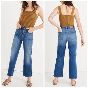 Madewell Slim Wide Leg Crop Jeans Sz. 26